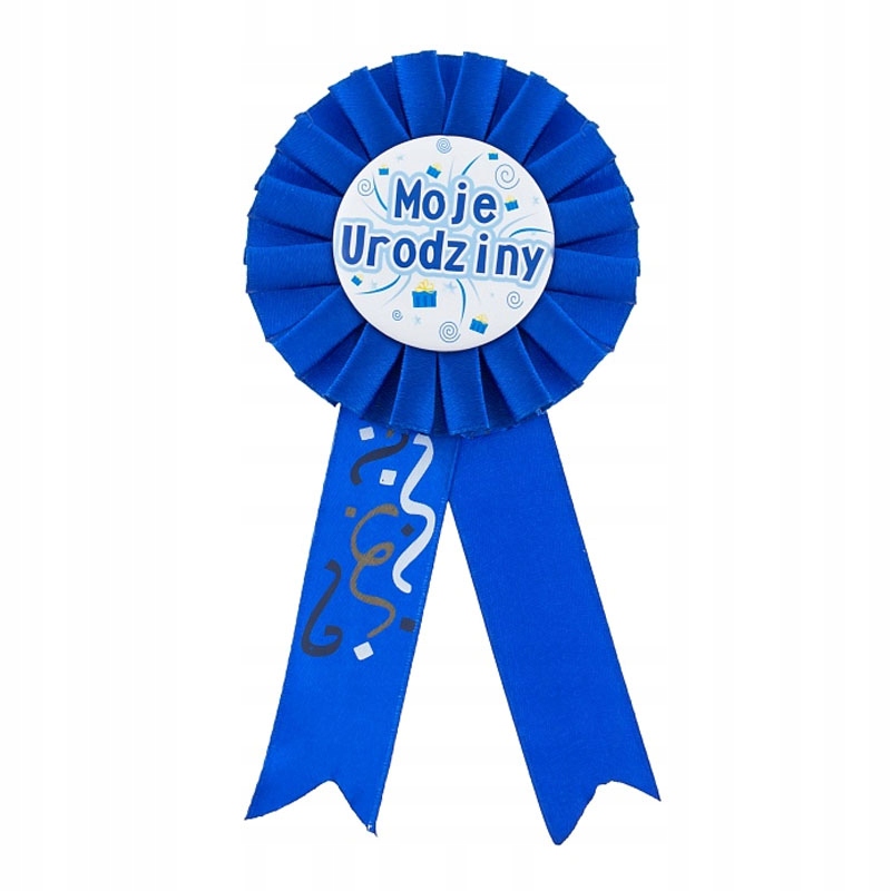 

Kotylion Moje Urodziny Niebieski Dla Chłopca