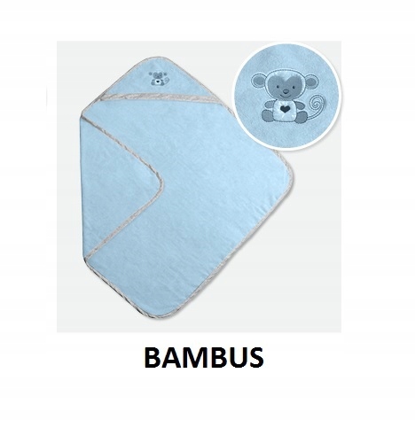 

Ręcznik Bambusowy okrycie Kąpie 100x100 Niebieskie