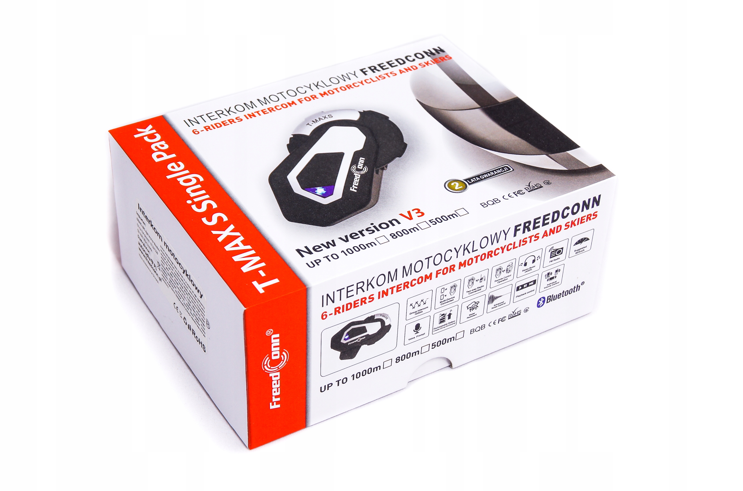 Interkom Bluetooth FreedConn T Max S V3 do 6 osob EAN 5903815492006