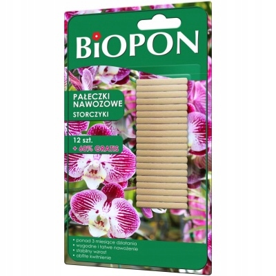 

Biopon Pałeczki Nawozowe Do Storczyków 20szt