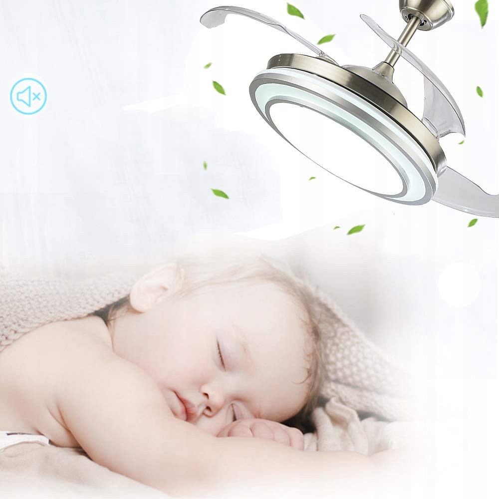 WENTYLATOR SUFITOWY ŻYRANDOL DELUXE PILOT CICHY Kolekcja 1