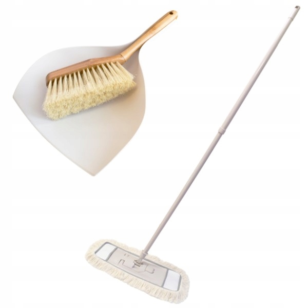 

Eco Natural Mop płaski zmiotka z szufelką Gratis
