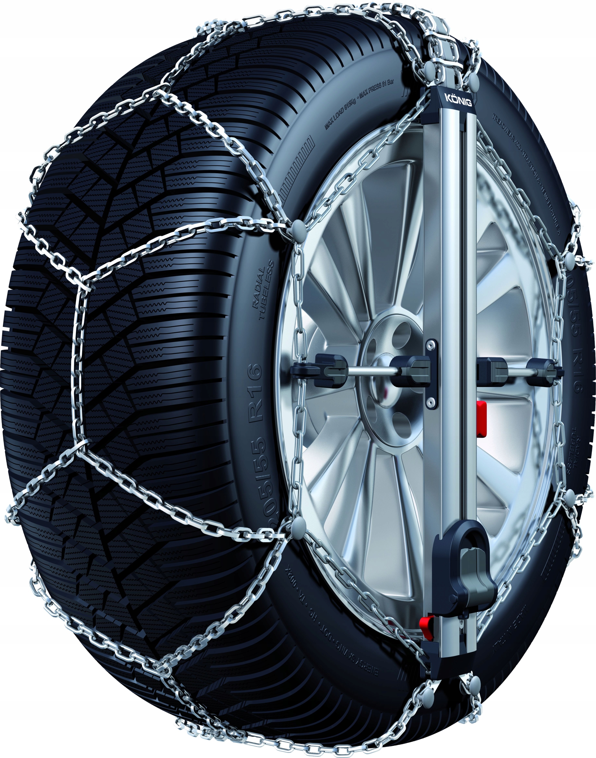 Łańcuchy śniegowe EASY-FIT 9mm KN 97 225/40R18 EAN (GTIN) 8005438018032