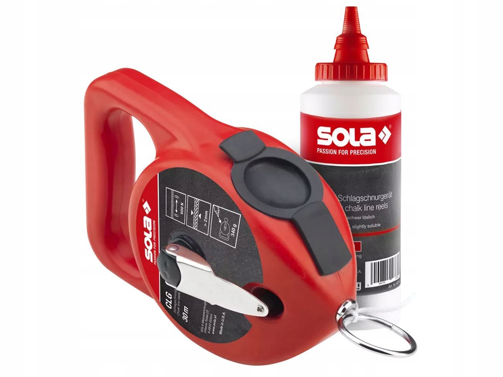 SOLA CLG 30 SET RED sznur traserski 30m