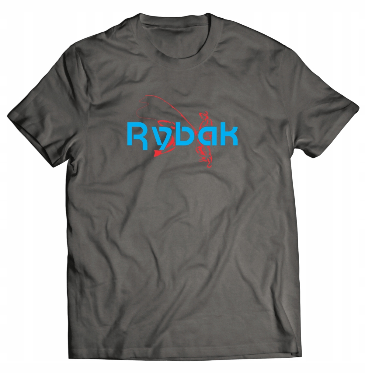 

Koszulka dla wędkarza Rybak jak reebok na prezent