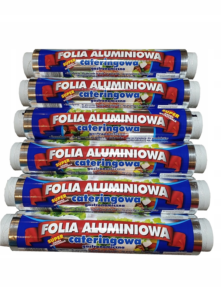 

Folia Aluminiowa Spożywcza S30cm /W1kg Mocna/ 6szt