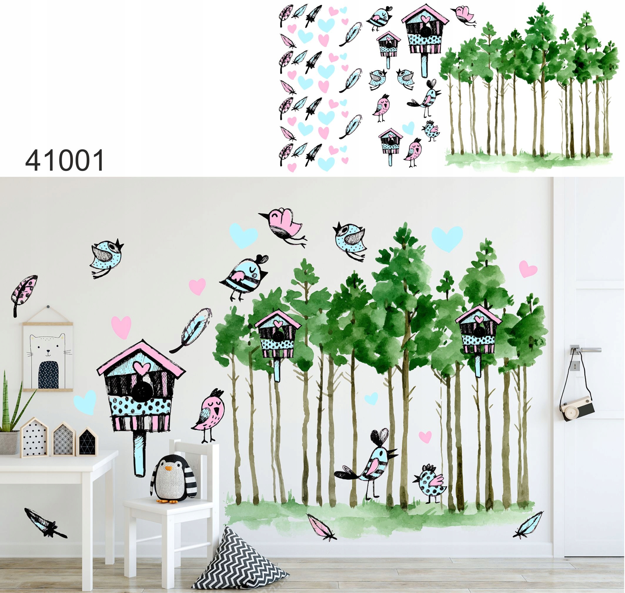 naklejki dla dzieci na ścianę ścienne malowane 200 Długość 200 cm