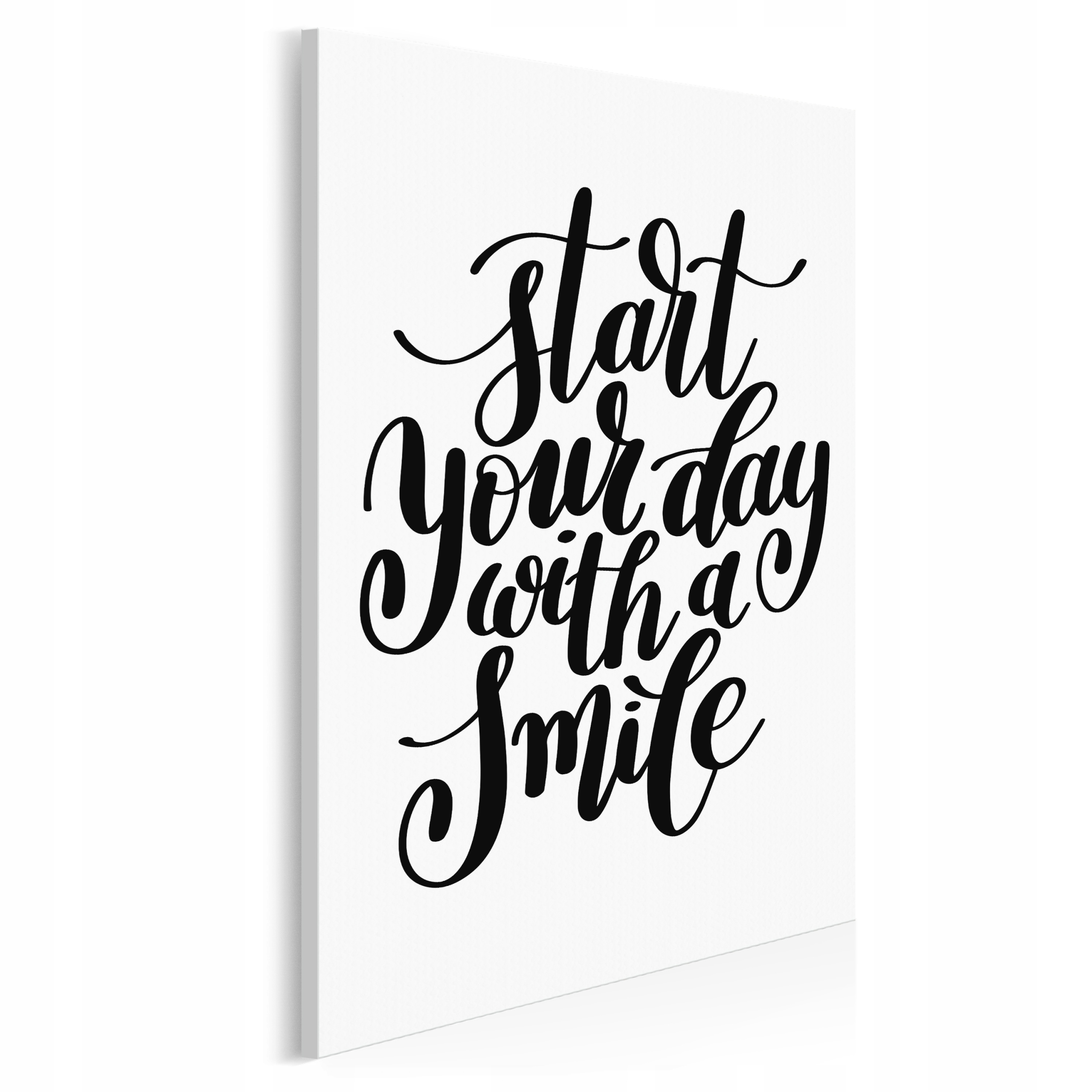 

56812 Obraz na płótnie Napis Uśmiech Smile