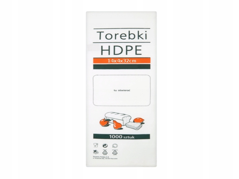 

Woreczki 14x4x32 śniadaniowe 14x32 foliowe 1000szt
