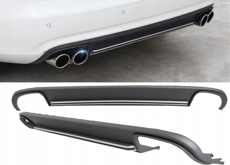 DYFUZOR SPOILER AUDI A4 B8 -11 WZOR S4 S LINE