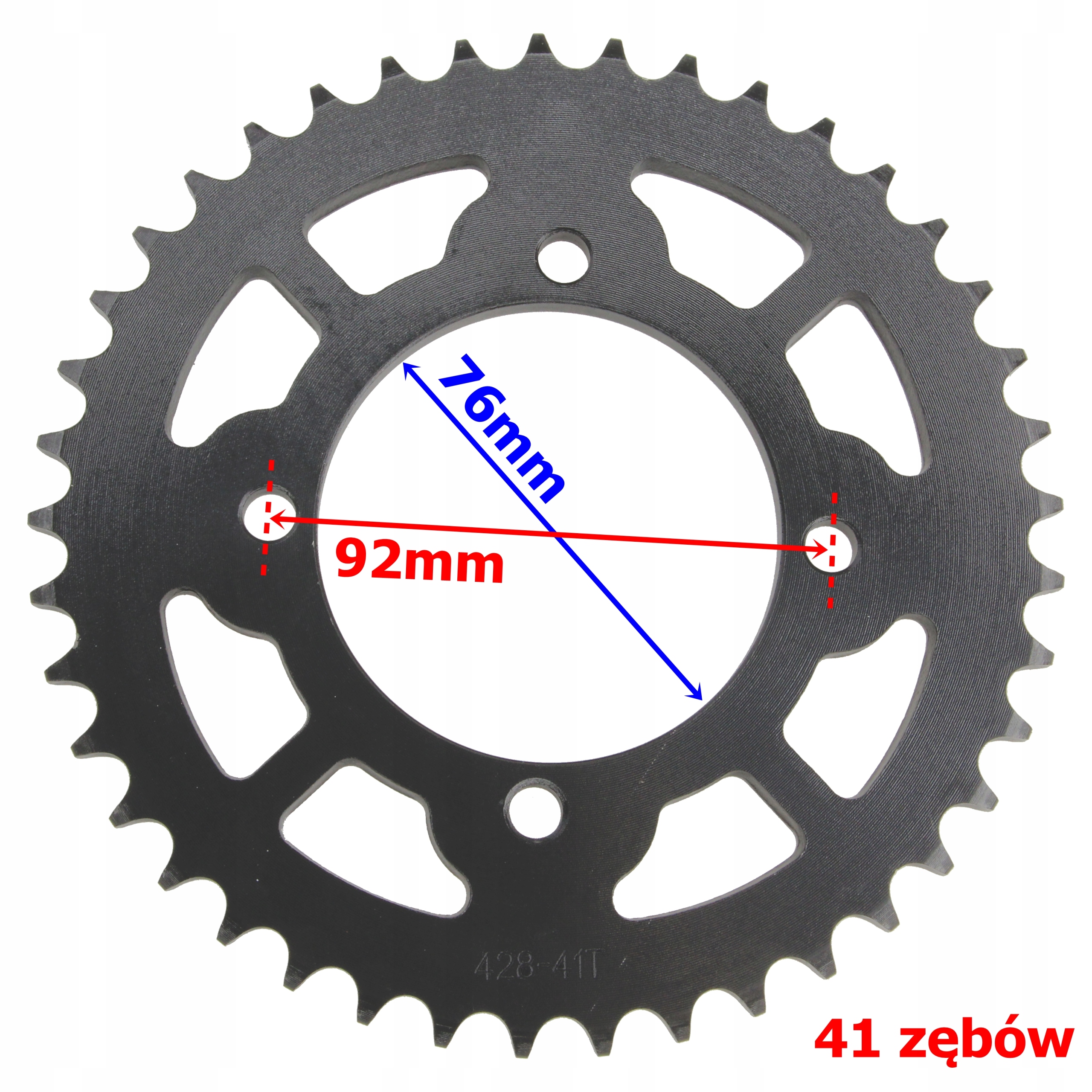 NAPED LANCUCH ZEBATKA KXD CROSS MRF PITBIKE 140cc Part number 02 59