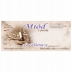 

Etykiety Miód faceliowy Pszczele 100szt facelia