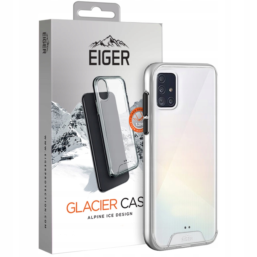 

Etui Eiger do Galaxy A71, pokrowiec, case, Glacier