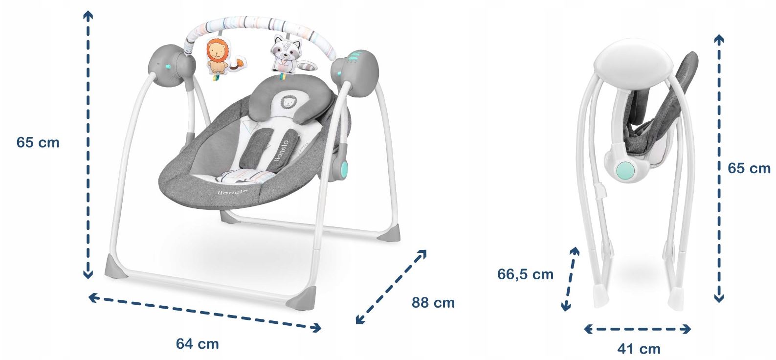 LEŻACZEK BUJACZEK HUŚTAWKA LIONELO RUBEN + MELODIE Płeć chłopcy dziewczynki