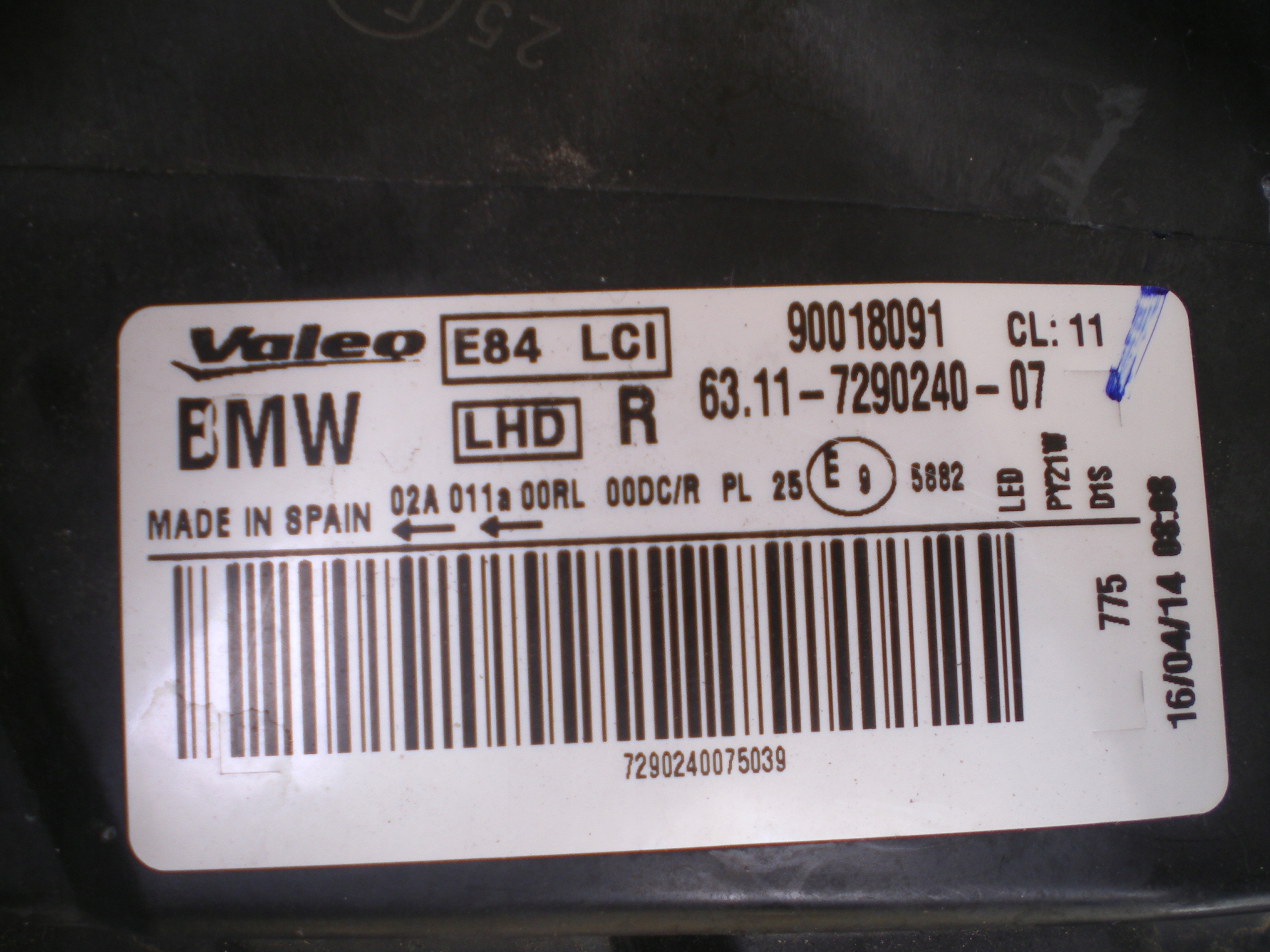 Конвертер модуль led BMW X1 E84 л+P