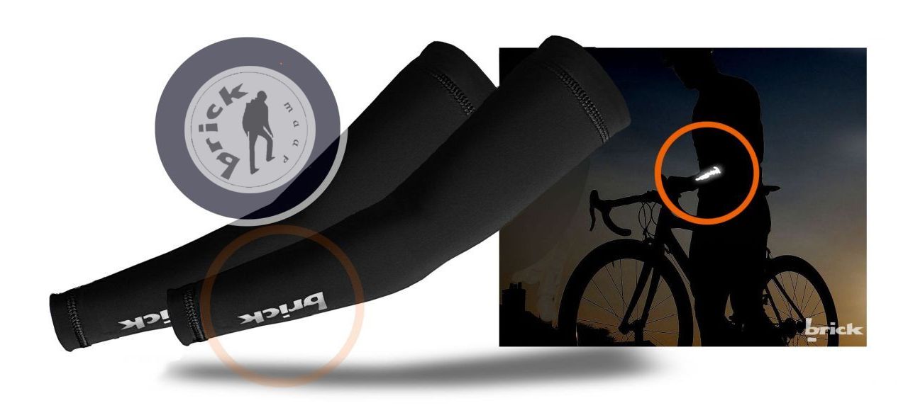 RĘKAWKI ARM ODBLASK SILIKON STABIL OSŁONA M/L Model arm