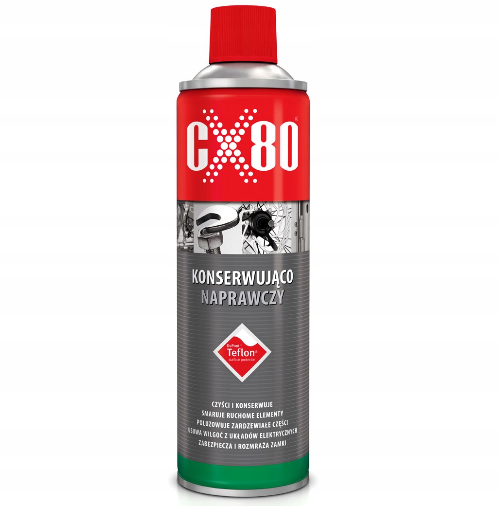

CX80 Płyn Konserwująco-naprawczy Teflon 500ml