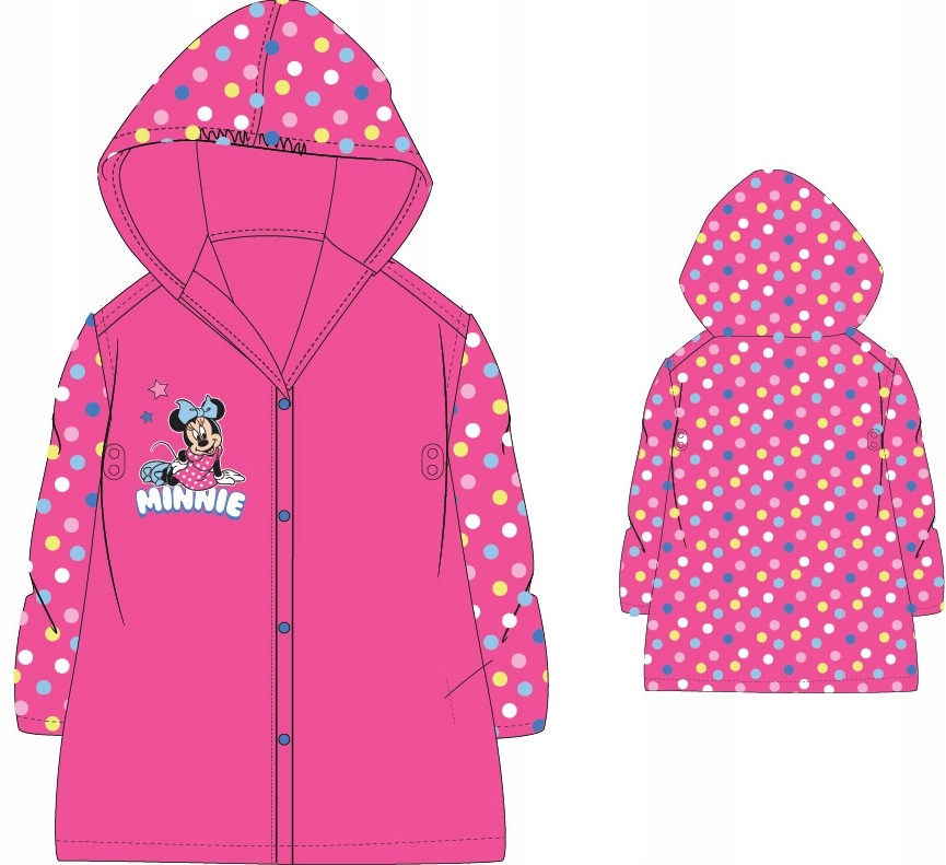 

Płaszcz przeciwdeszczowy Myszka Minnie 122/128