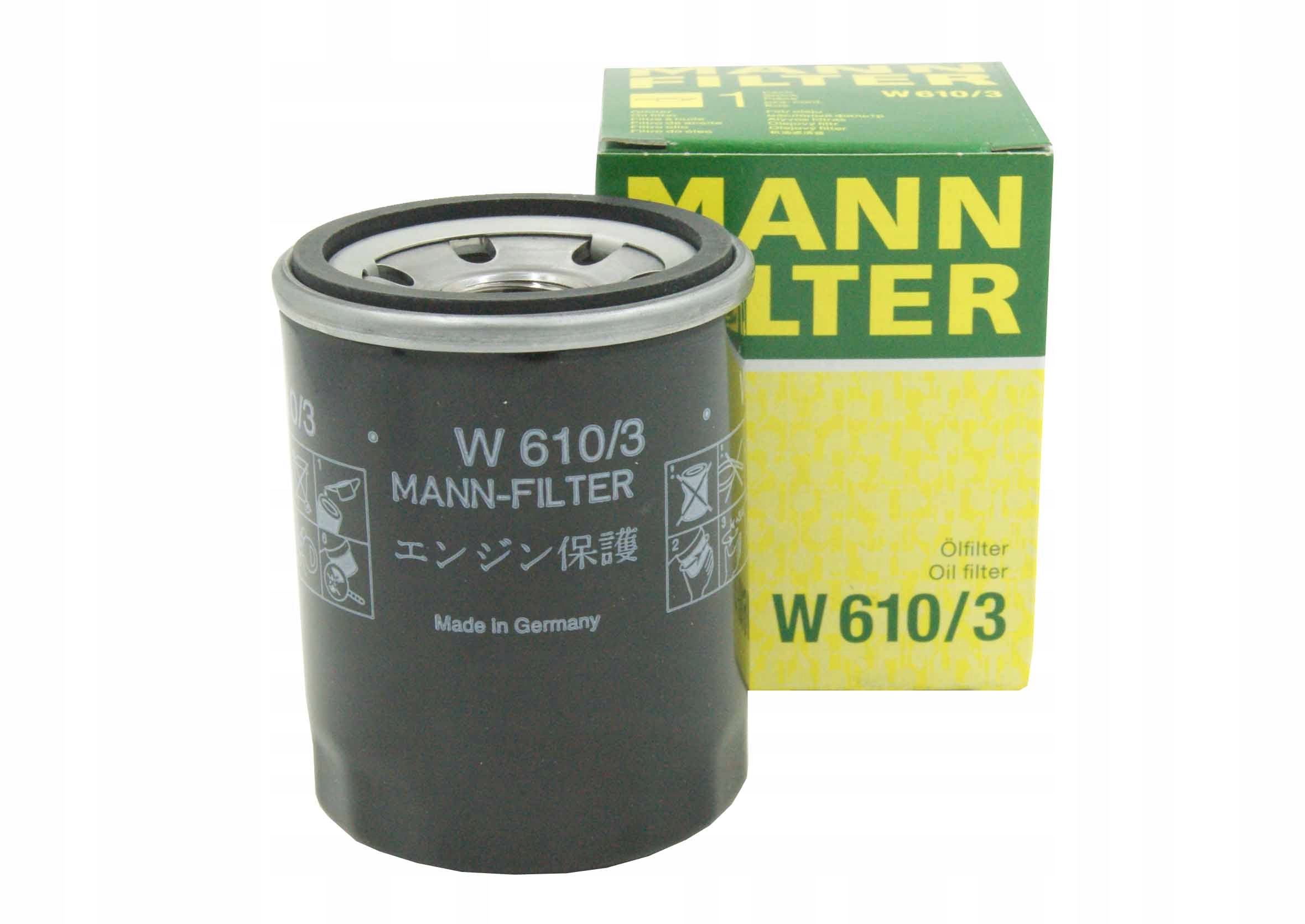 

Mann Filtr Oleju W610/3 Do Ford Honda Hyundai