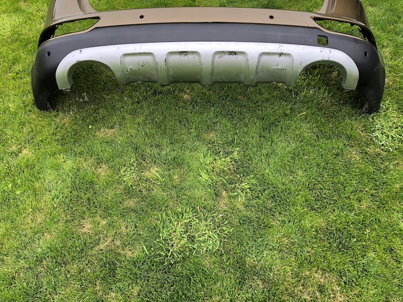 KIA SPORTAGE IV 15-18 НАКЛАДКА ДОПОЛНИТЕЛЬНАЯ В БАМПЕР ЗАДНИЙ