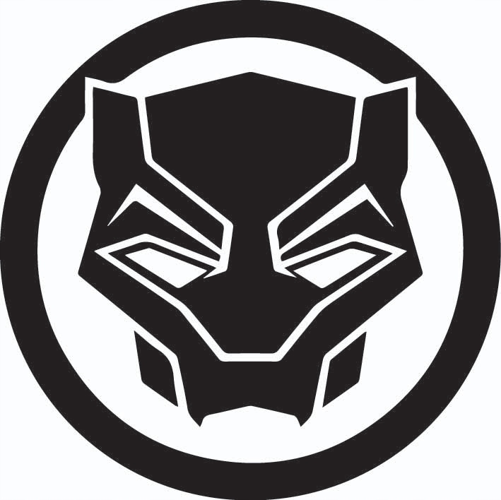 

Naklejka na auto samochód Avengers Black Panther