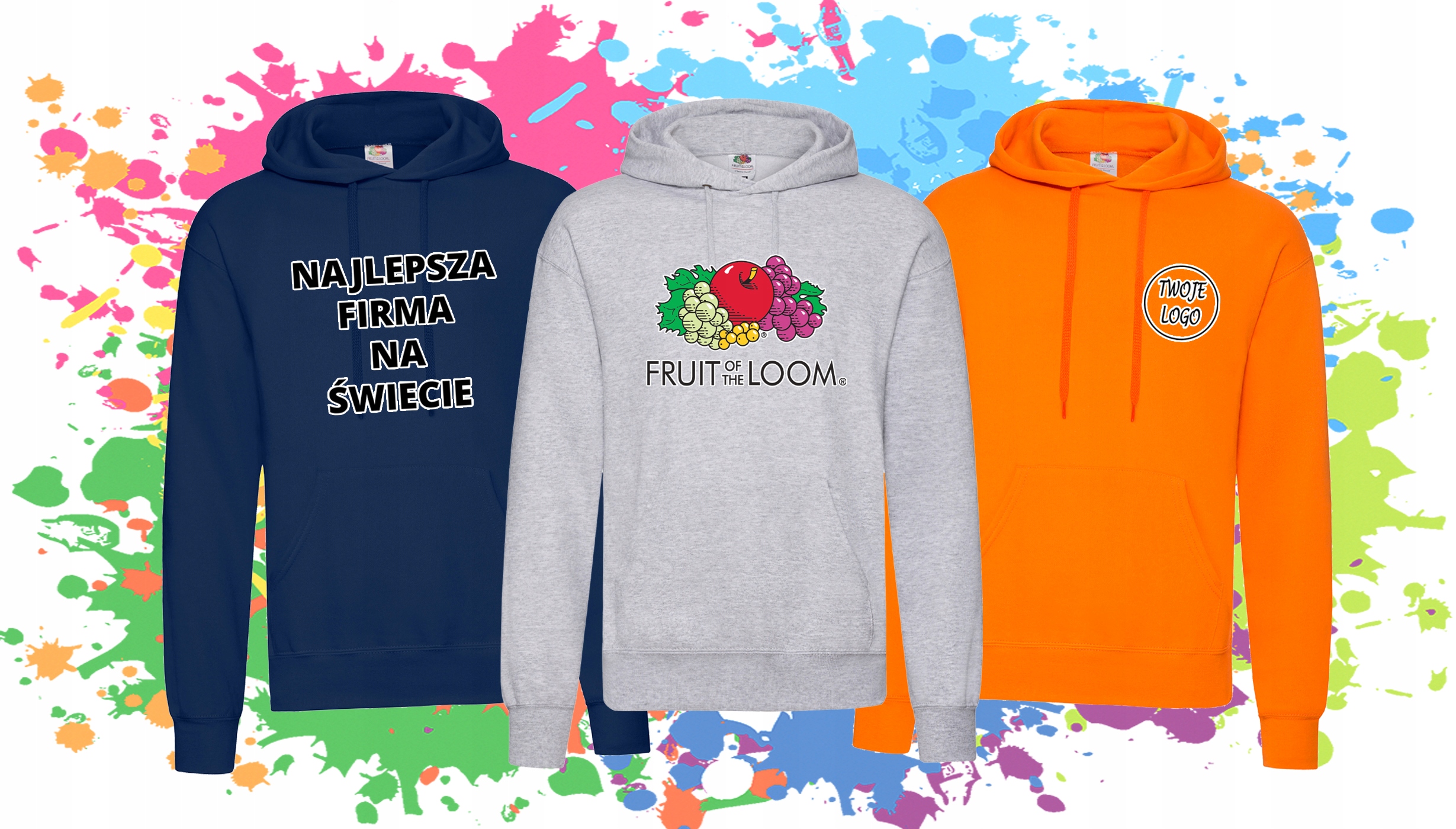 BLUZA Z KAPTUREM - FRUIT OF THE LOOM - CLASSIC S Marka Fruit of the Loom