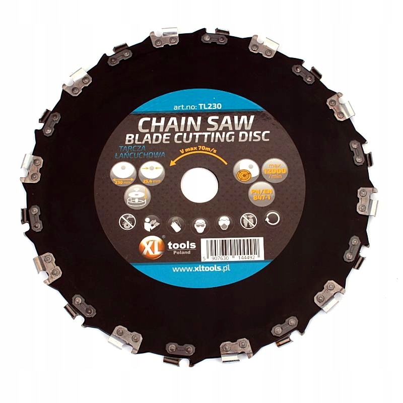 

XL piła tarcza do drewna łańcuchowa 230 mm 22,2