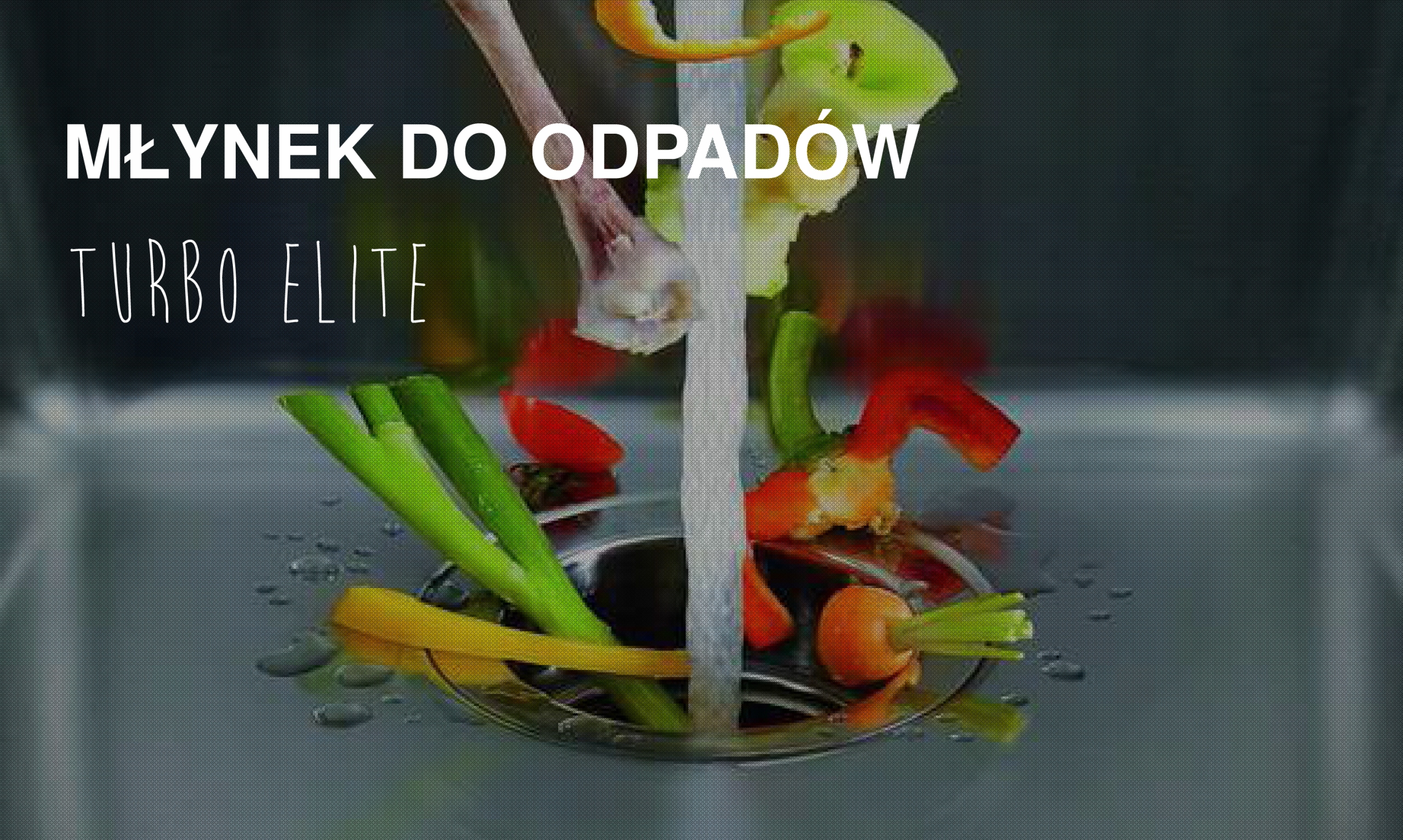 MŁYNEK ODPADÓW ORGANICZNYCH FRANKE TE-75 0,75KM Maksymalna głośność 45 dB