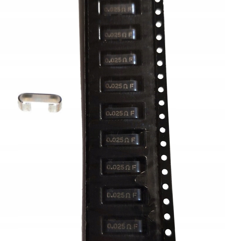 

Rezystor bezindukcyjn Open Air Sense 25mOhm 0,025R