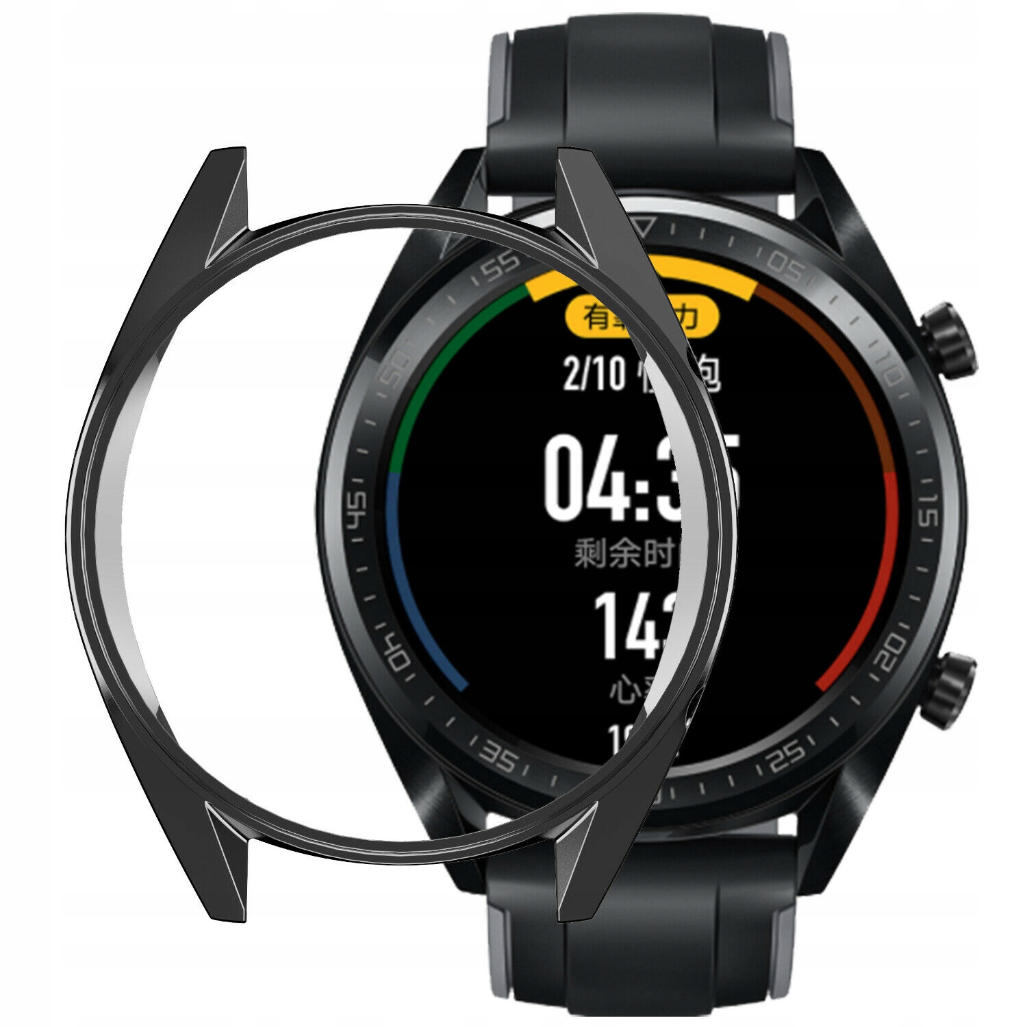 

Etui Silikonowe Metalic Huawei Watch Gt Czarne