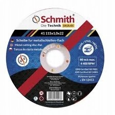 

Tarcza Do Cięcia Metalu 125*1 Schmith