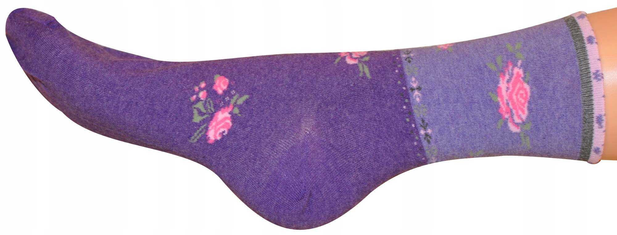 

skarpetki Veneziana Cler fioletowe tg 35-38