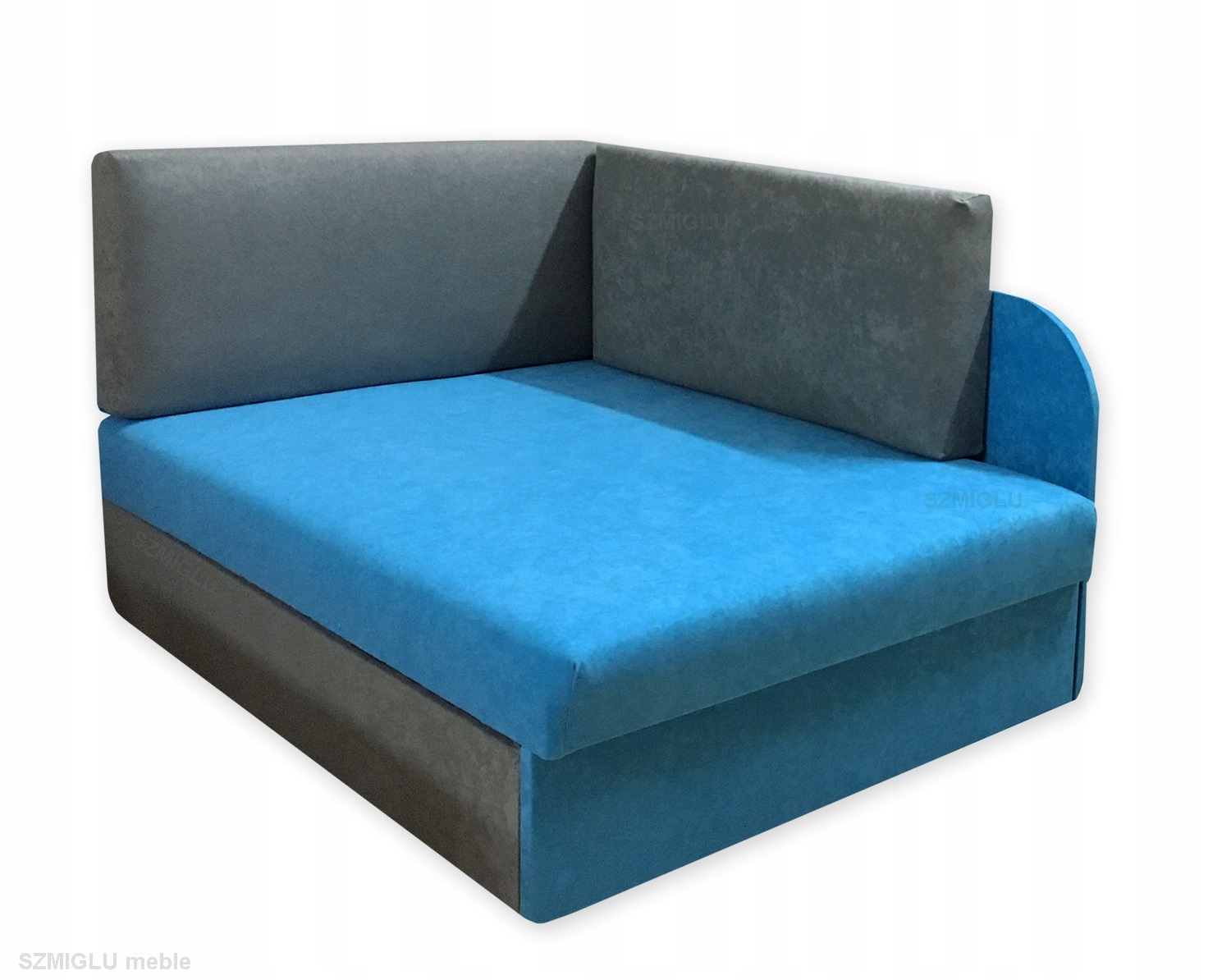 ŁÓŻKO MŁODZIEŻOWE DZIECIĘCE Z MATERACEM SOFA NAROŻNIK KANAPA KUBUŚ