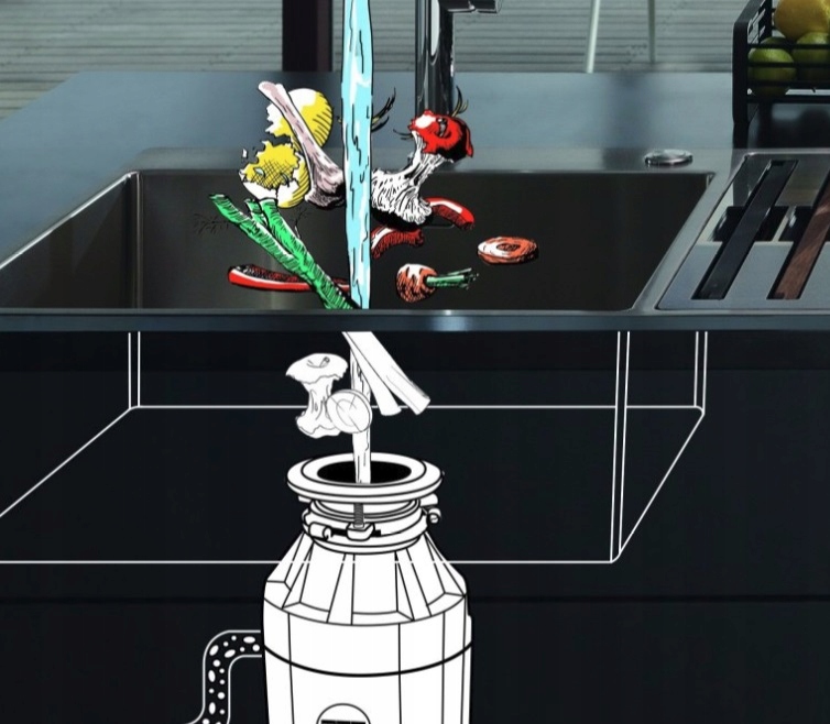 Franke Młynek do odpadów TE-125 Turbo Elite 134.0535.242 Marka Franke