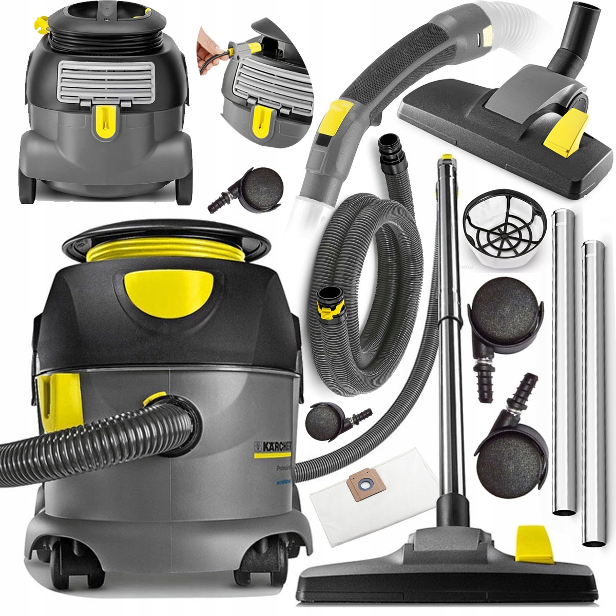

Mocny Odkurzacz Przemysłowy Karcher T10/1 Hotelowy