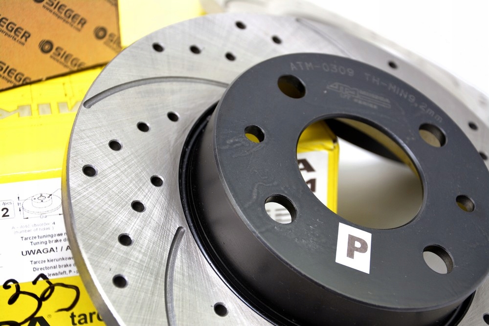 TUNINGOWE Tarcze Klocki PRZOD Fiat SEICENTO 1 1 Discs type perforated