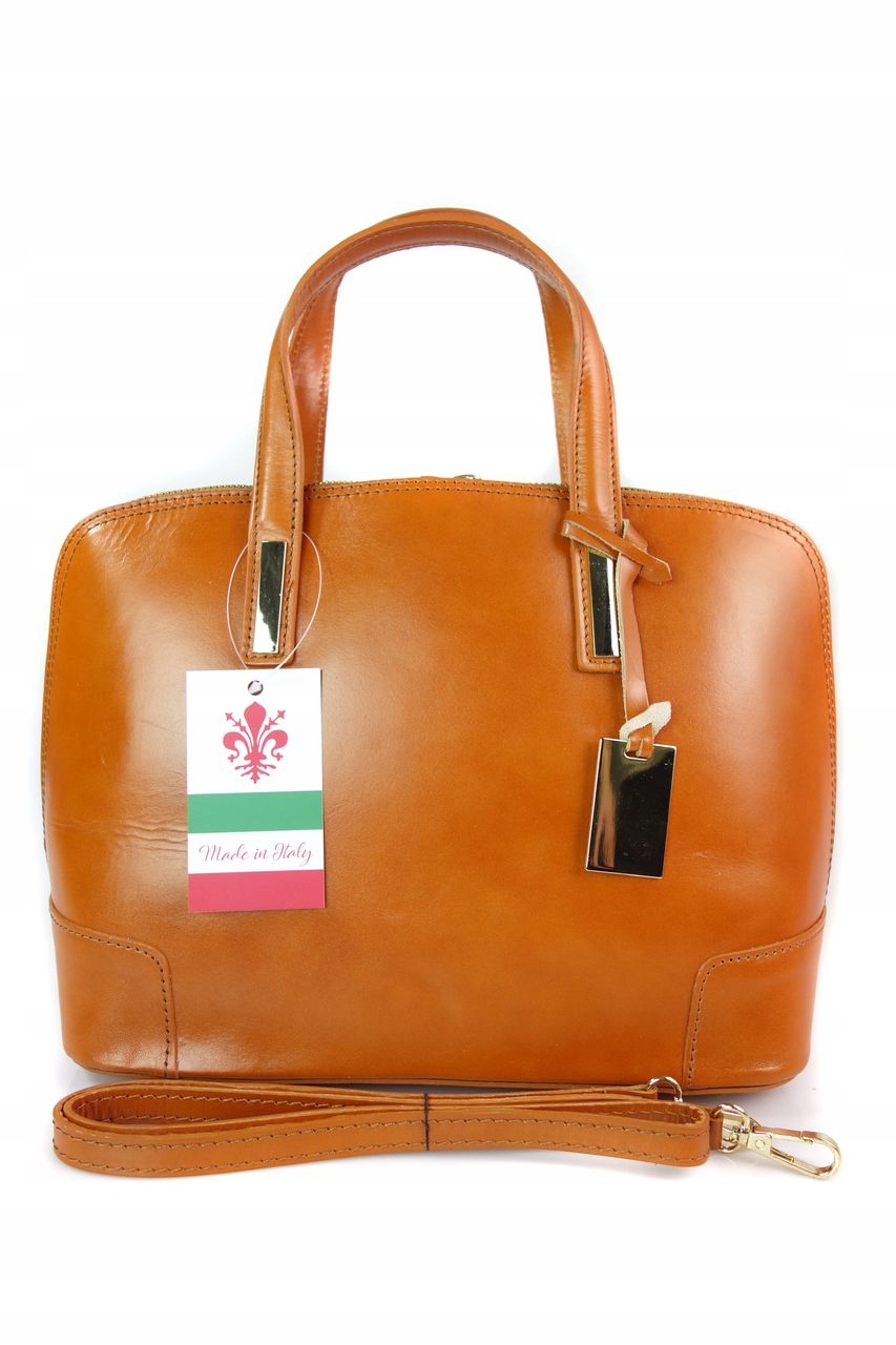

Włoski Kuferek Vera Pelle Skóra Hitowy Model Camel