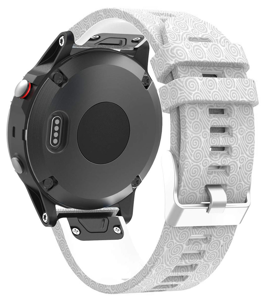 Silikonowy Pasek Garmin FENIX 7 Solar Kolor szary