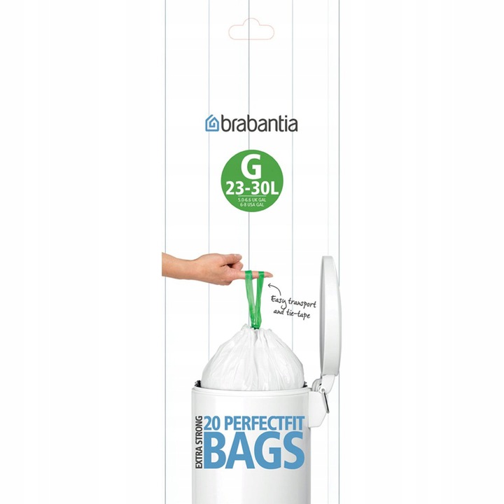 

Brabantia Worki do koszy 30L - rozmiar G