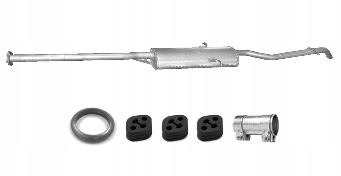 Mercedes A140L A160L A190L W168 (1997-2004) Tlumič dlouhá verze Lwb