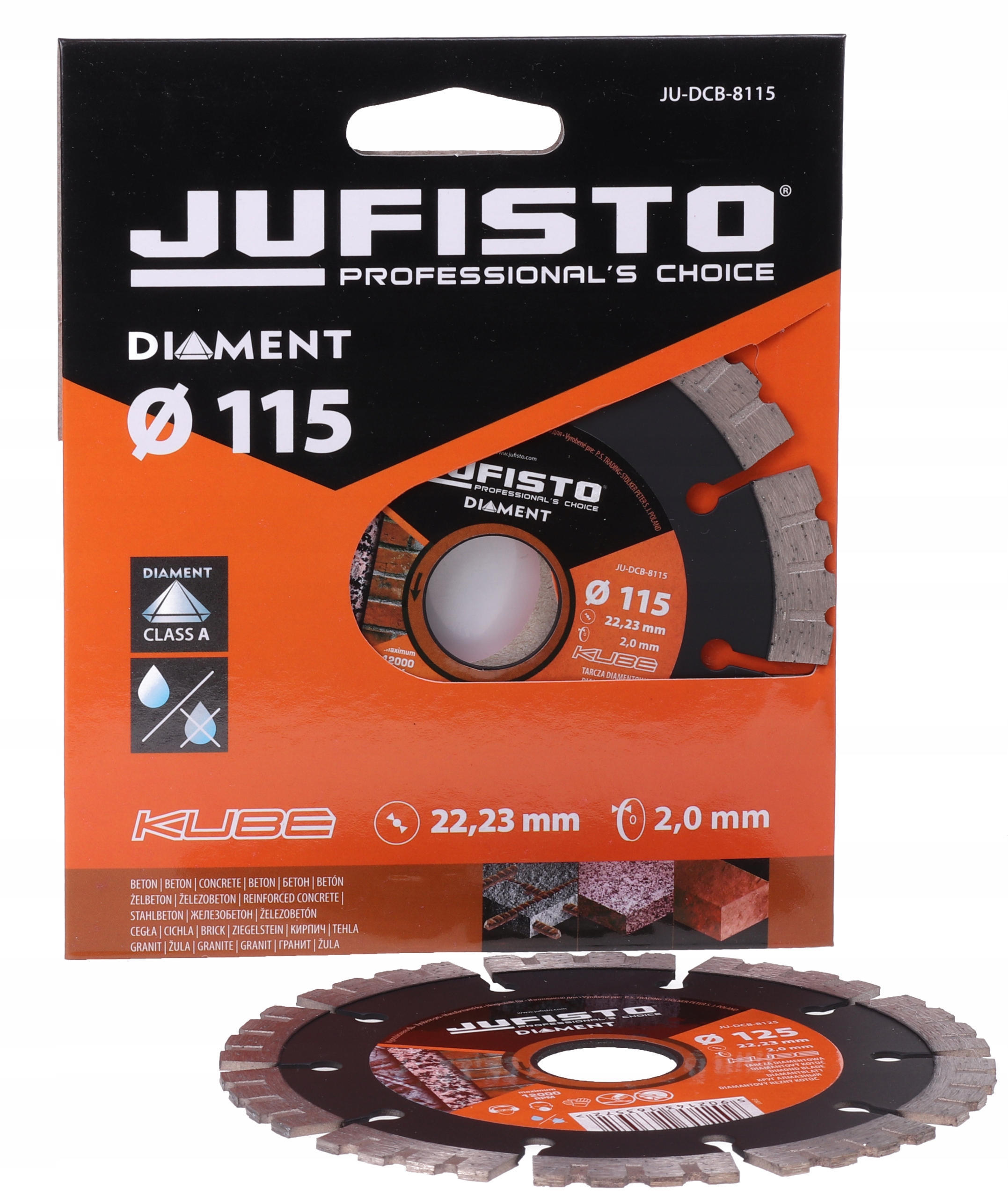 

Tarcza Diamentowa 115x22,2 Cięcia Betonu Segment