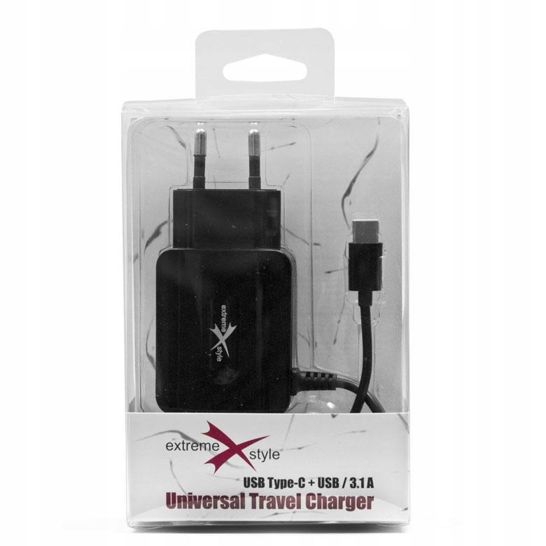 

Zasilacz Extreme Usbc +1xUSB 5V 3.1A