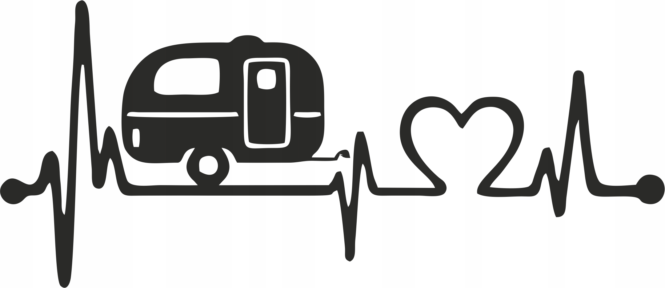 naklejka linia życia kamper caravaning