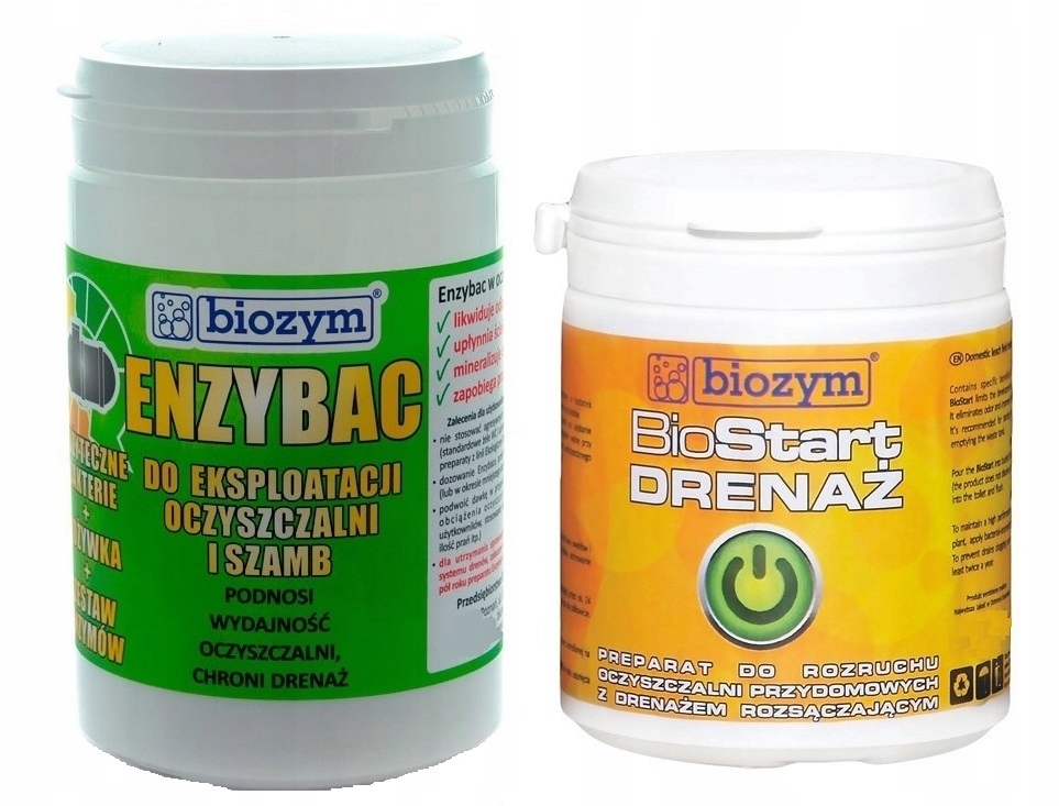 

Zestaw BioStart Drenaż Enzybac 1 kg bakterie