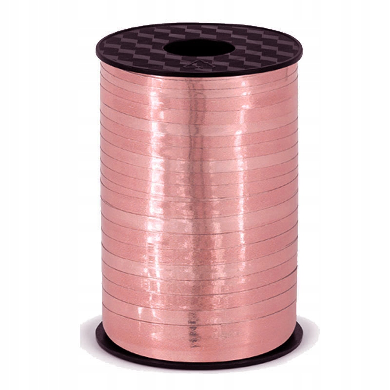 WSTĄŻKA DO BALONÓW 5MM 225M RÓŻOWE ZŁOTO ROSE GOLD