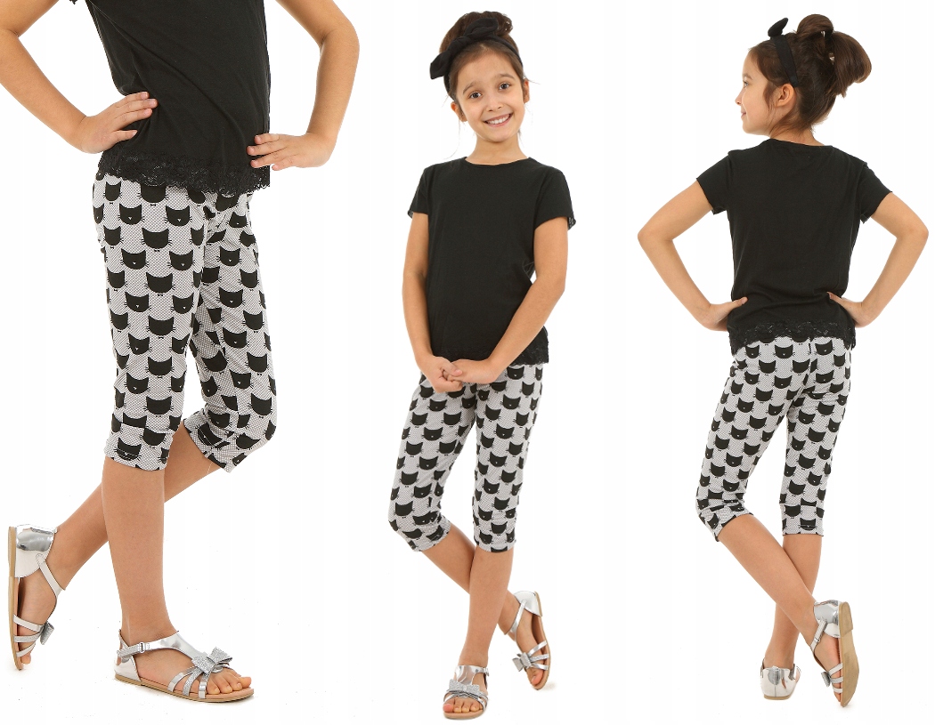 

Legginsy 3/4 getry Nadruki 140-146 Kropek 004