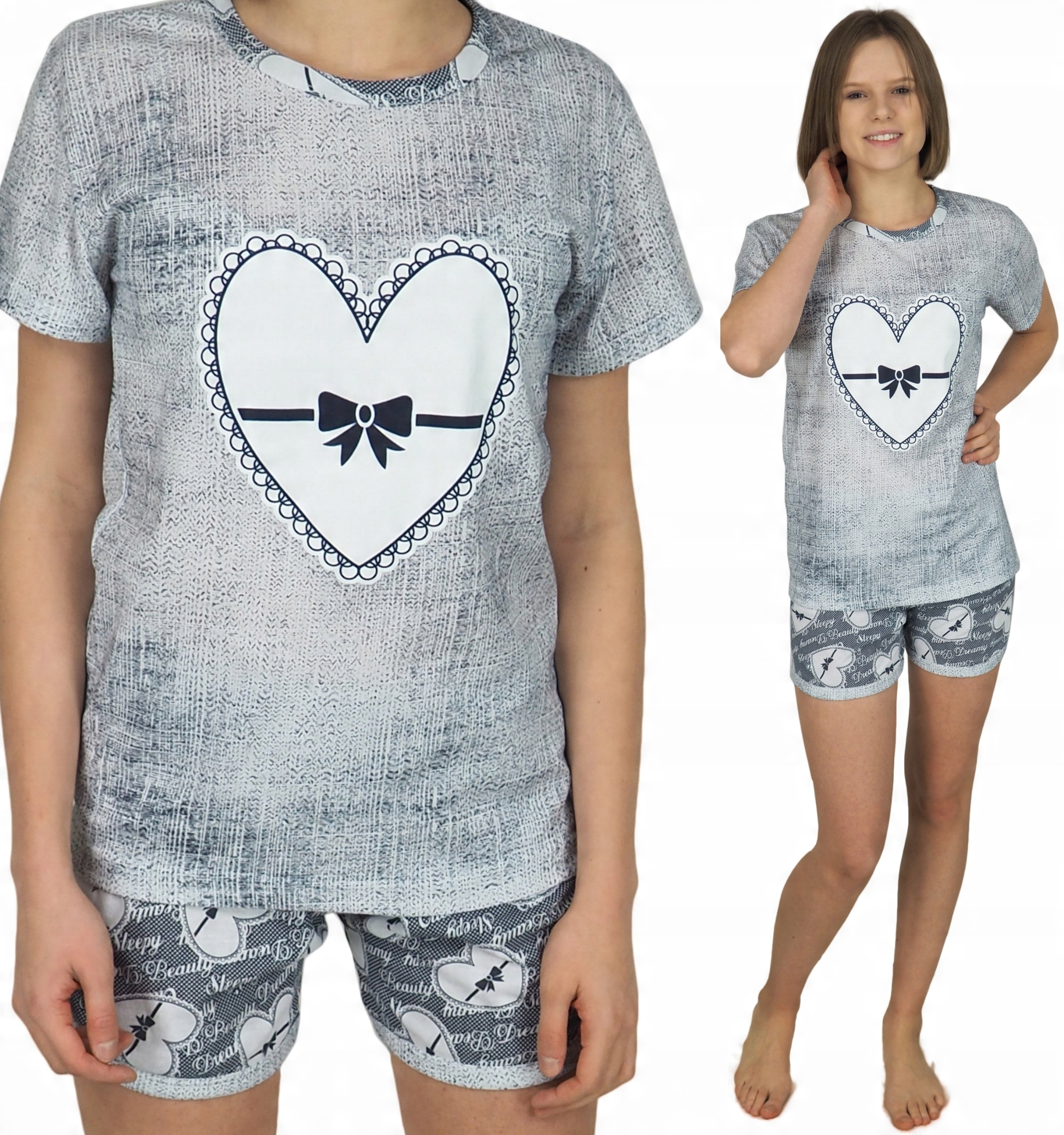 

Piżama Damska M (38) Szorty T-shirt Fajne nowe M
