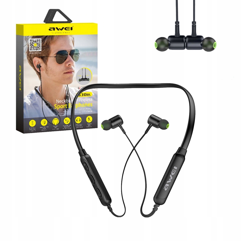 

Słuchawki Bluetooth Awei G30BL- Czarne