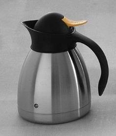 Termos stalowy do herbaty z przyciskiem 1 l