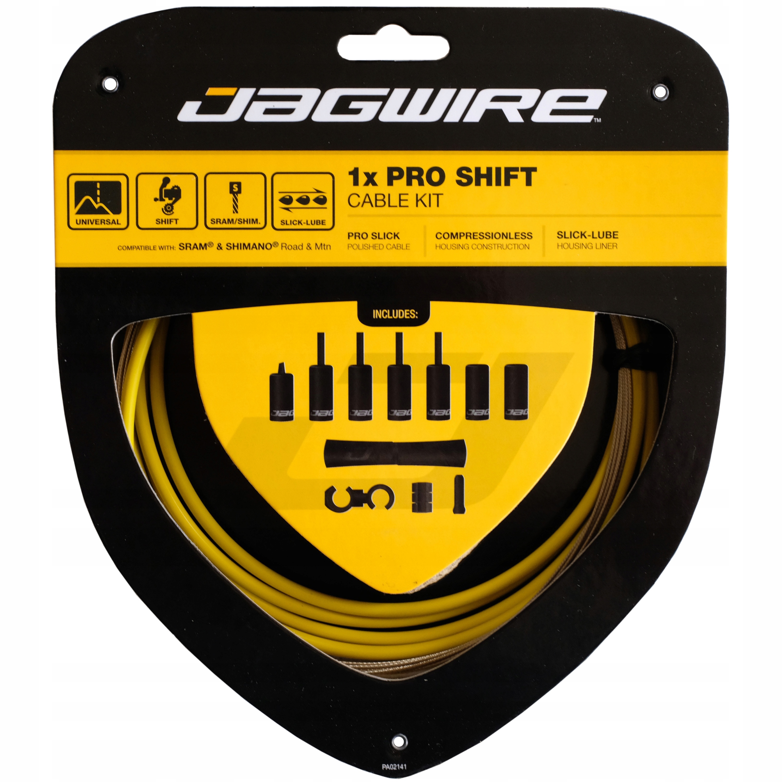 Jagwire 1X Pro Shift přehazovací sada žlutá